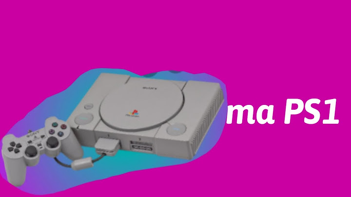 Je vous montre ma PS1 😂😂😂