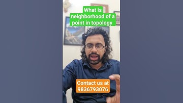 what is neighborhood of a point in topology? #exam #preparation #study #competitive #students