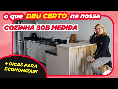 O que DEU CERTO na nossa cozinha sob medida + ideias para baratear  @vidaloucadecasada