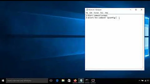 Find my IP address fast and easy Windows 10