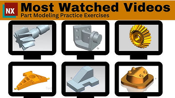[MOST WATCHED] Part Modeling Practice Exercises in my Channel
