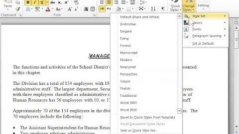 Record a Macro - Word 2010