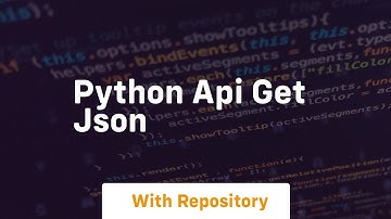 python api get json