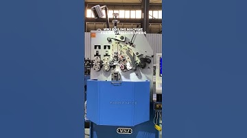 🥳Pagoda Spring​Making in coiling machine​#wnj #springmachine