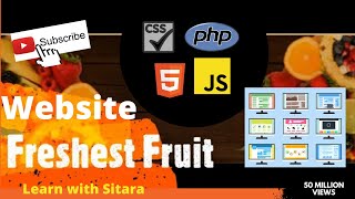 Demo: Online Freshest Fruit Shop Website by using HTML,CSS , PHP and JavaScript  || Sitara Rafaqat