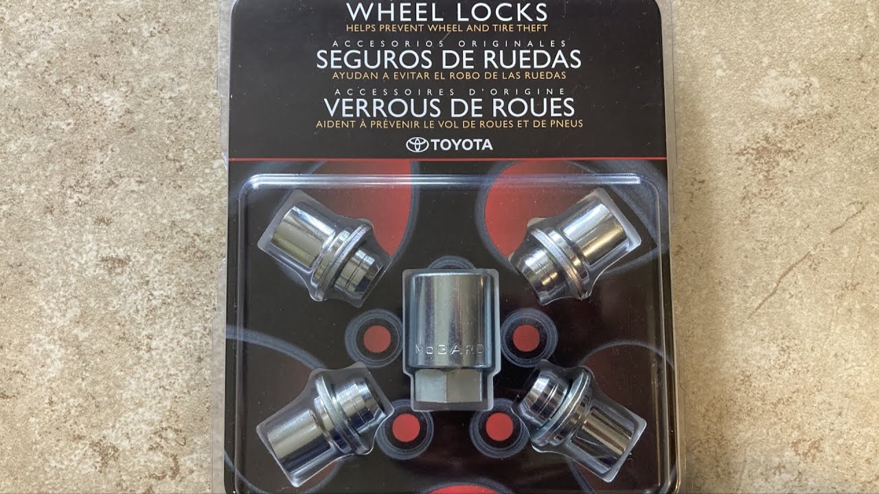 Genuine TOYOTA Alloy Wheel Locks 0027600900 product review & DIY YouTube