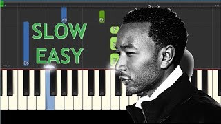 John legend all of me slow easy piano tutorial for beginners. go to my
website the notes:
http://www.piano-keyboard-guide.com/how-to-play-all-of-me-by-jo...