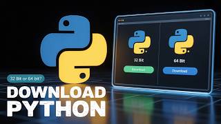 Python Tutorial: How To Download Python For 32 Bit Or 64 Bit Operating System | Lecture 6