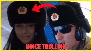 RUSSIAN VOICE TROLLING ON OMEGLE! (AGAIN)