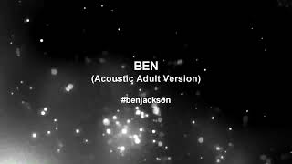 Michael Jackson Ben - Adult Version - Acoustic Guitar AI Cover Resimi
