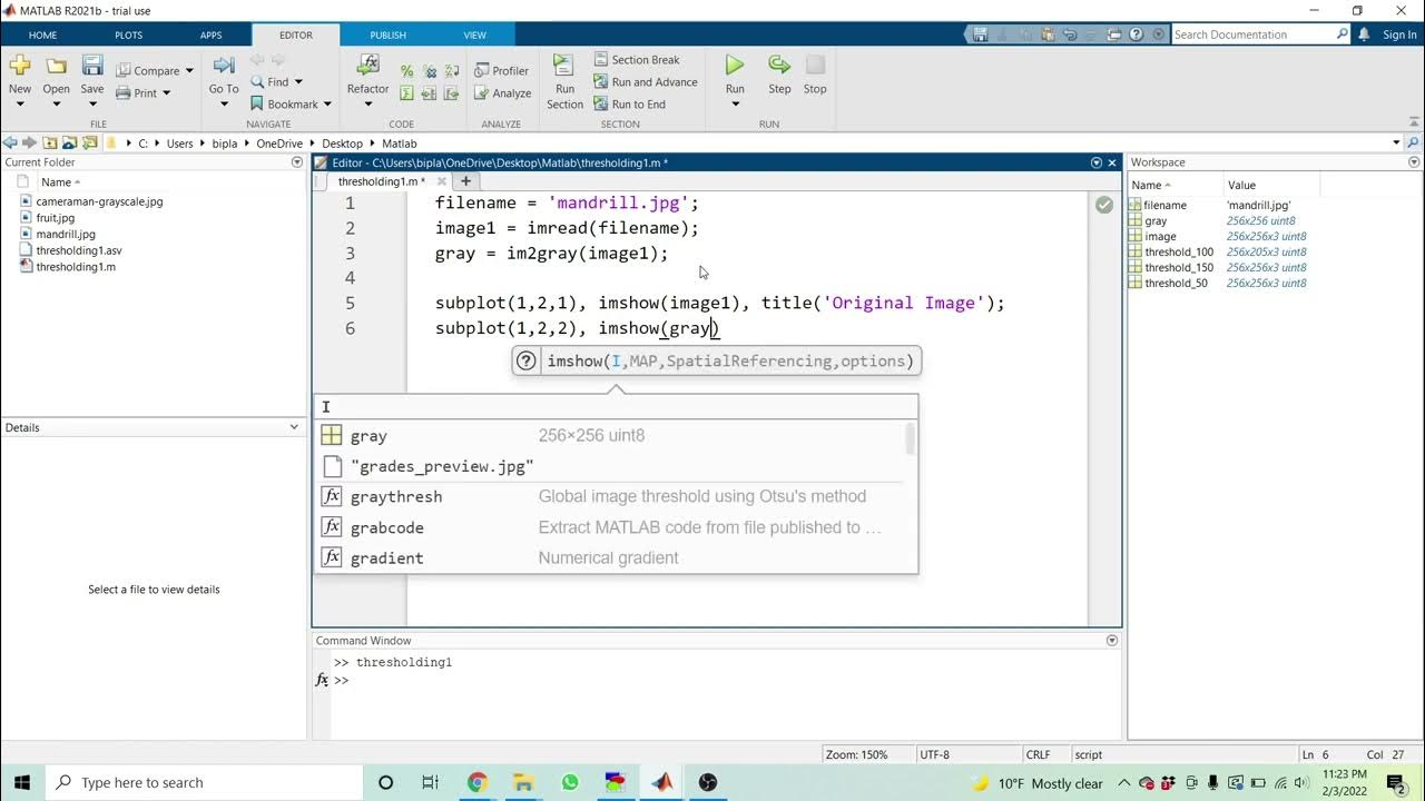 Lecture 3: RGB Image to grayscale Conversion using Matlab | Image ...