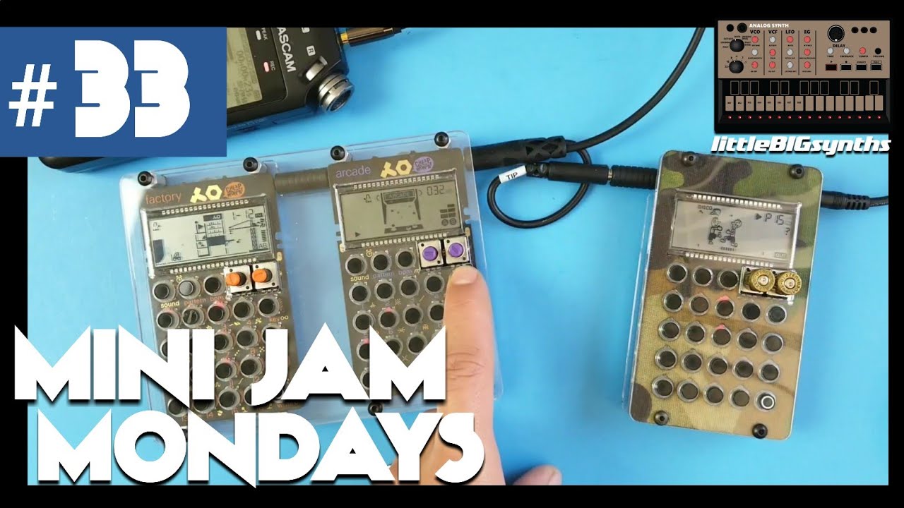 Mini Jam Monday #33 | Teenage Engineering PO-33 KO, PO-20 Arcade