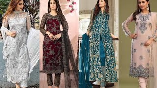 Latest Net Suit Design 2024/ Soft Net Salwar Suit Design 2024 for @FashionDesigning2155 screenshot 2