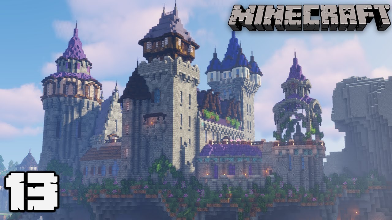 Let S Build A Castle 13 Its Done Minecraft 1 13 2 Survival Let S Play Youtube