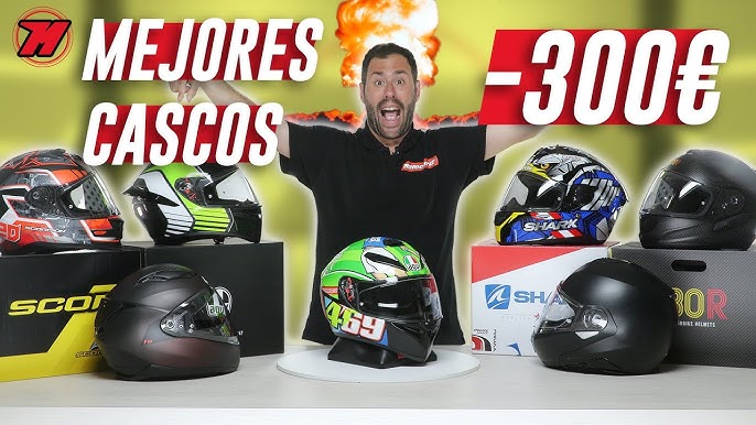 TOP 7 mejores CASCOS DE MOTO por menos de 200€ 💸 