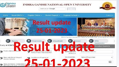 IGNOU Dec 2022 Exam Result | Important Information For All Students | IGNOU|| BIG UPDATE ||