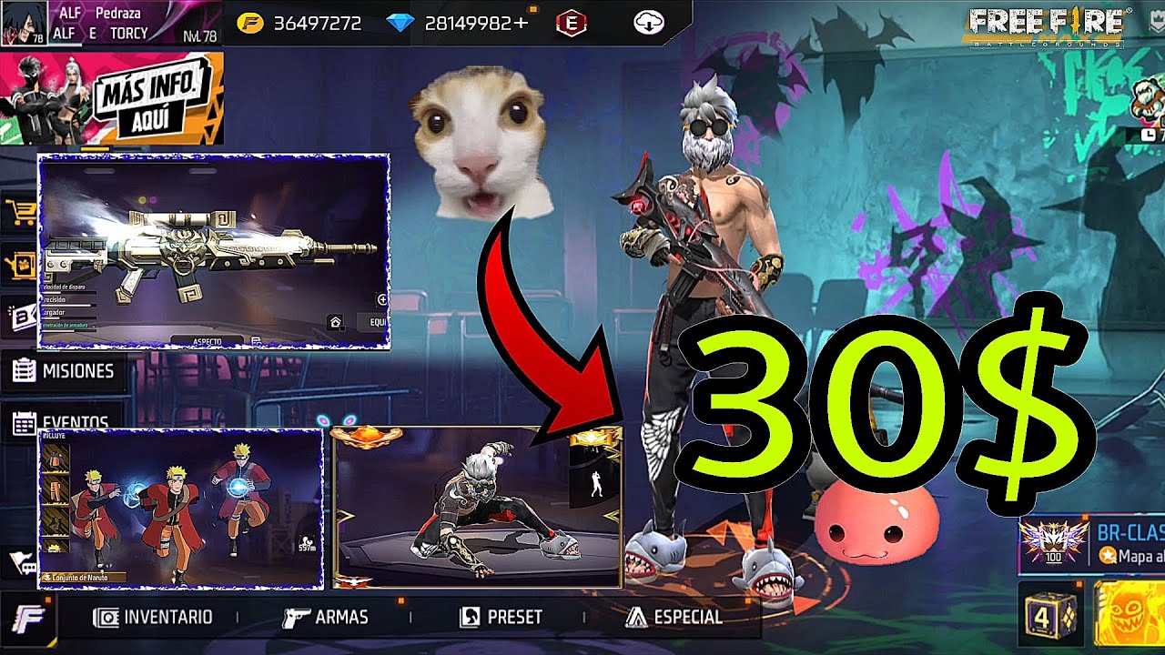 COMPRÉ UNA CUENTA A 30$ (me llevé una gran sorpresa 😱) #freefire #viral #garenafreefire #garena #ff 