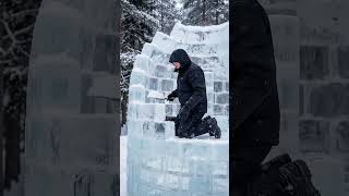 From frozen lake to full igloo 🧊❄️