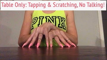 ASMR * This Table Only: Tapping & Scratching! * Fast Tapping * No Talking * ASMRVilla