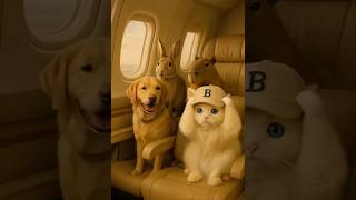 Bang bang and airplane EP3 #cat # ai #animalrescue #cartoon #catadventure #cuteanimals #bangbang