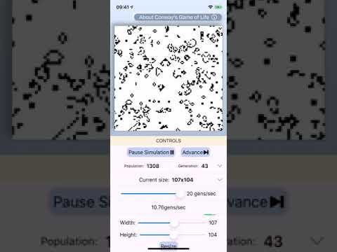 Conway's Game of Life - iOS demo