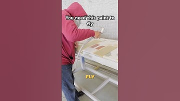 Why do airplanes need this paint? #airplane #aviation #diy