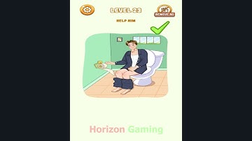 Tricky Mind Delete One Part LEVEL 23 Help him - Gameplay Walkthrough Android IOS