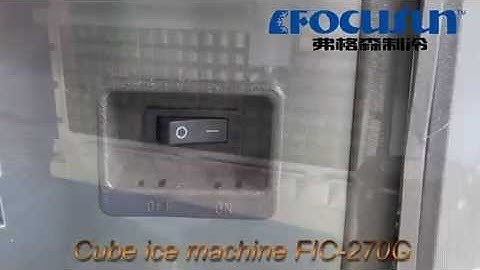 How Cube Ice Making Machine Works?