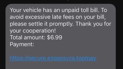Scam alert: Beware of fake EZ-Pass text demanding payment for tolls