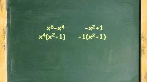 FACTORING BY GROUPING (ANIMATION)