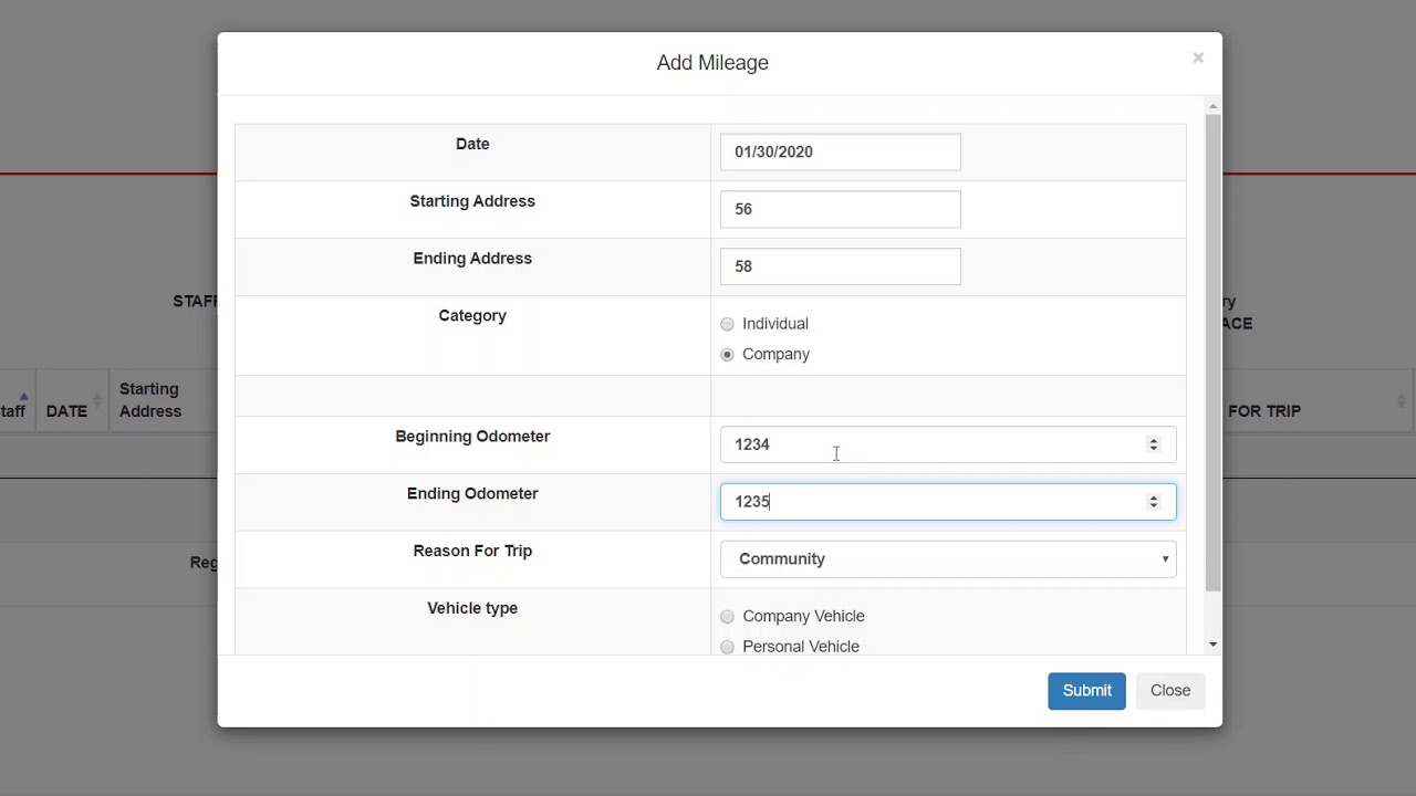 Mileage Reimbursement Form Instructions YouTube