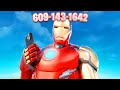 I put my Phone Number on the IRON MAN Fortnite Skin... (CRAZY REACTIONS)