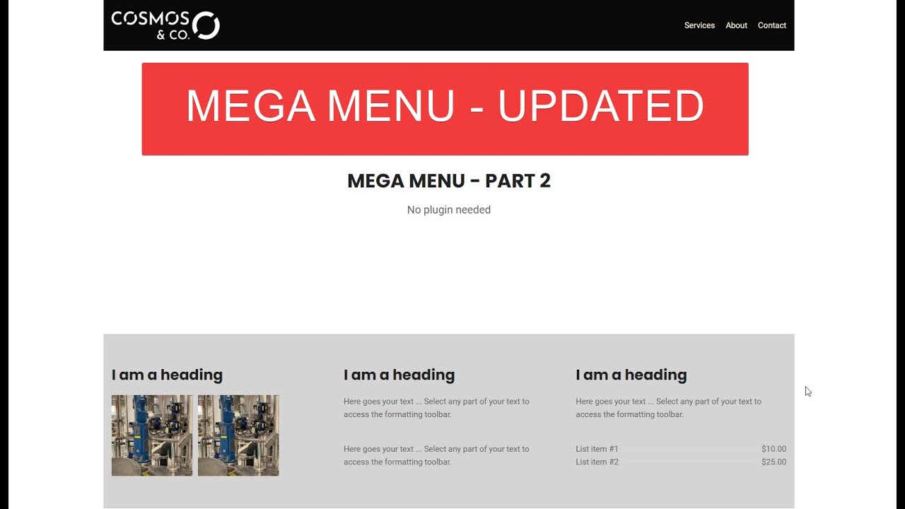 Bricks Builder - Mega Menu: UPDATED VERSION - YouTube