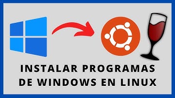 ✅ Como INSTALAR PROGRAMAS de Windows en Ubuntu Linux 🐧🍷 Como INSTALAR Wine en Linux Ubuntu 🟠