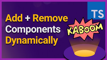 ⚡️ Add and Remove Components Dynamically in Kaboom.js