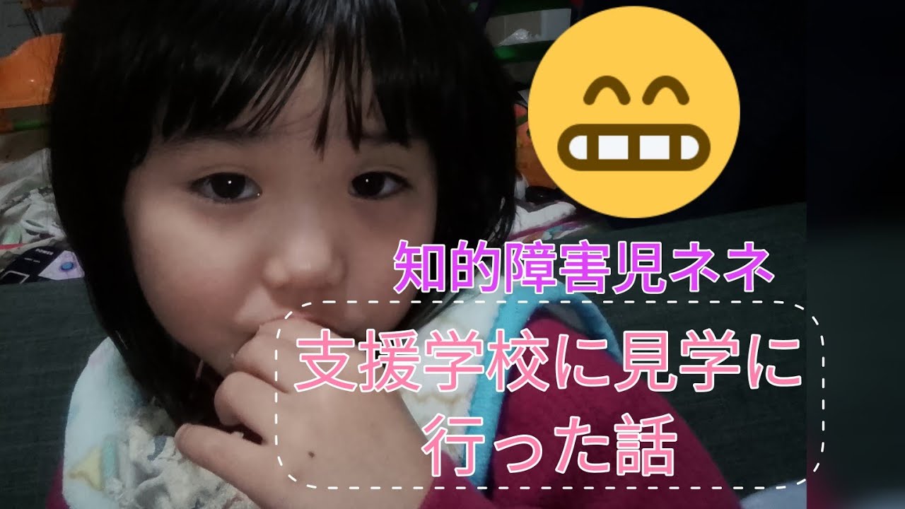 野生児ネネ👧支援学校に見学に行った話【重度知的障害児】