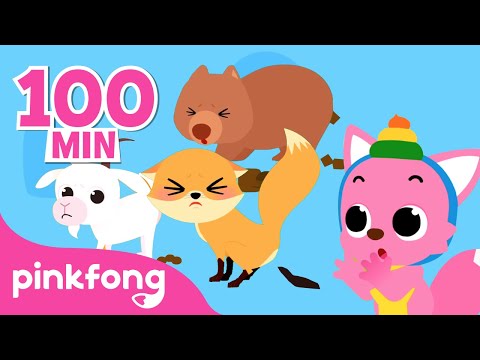 Peek-a-poo! | Fun Animal Songs Compilation for Kids | Pinkfong Baby Shark