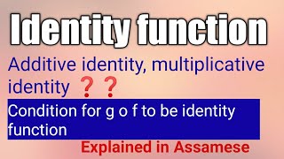 Identity function
