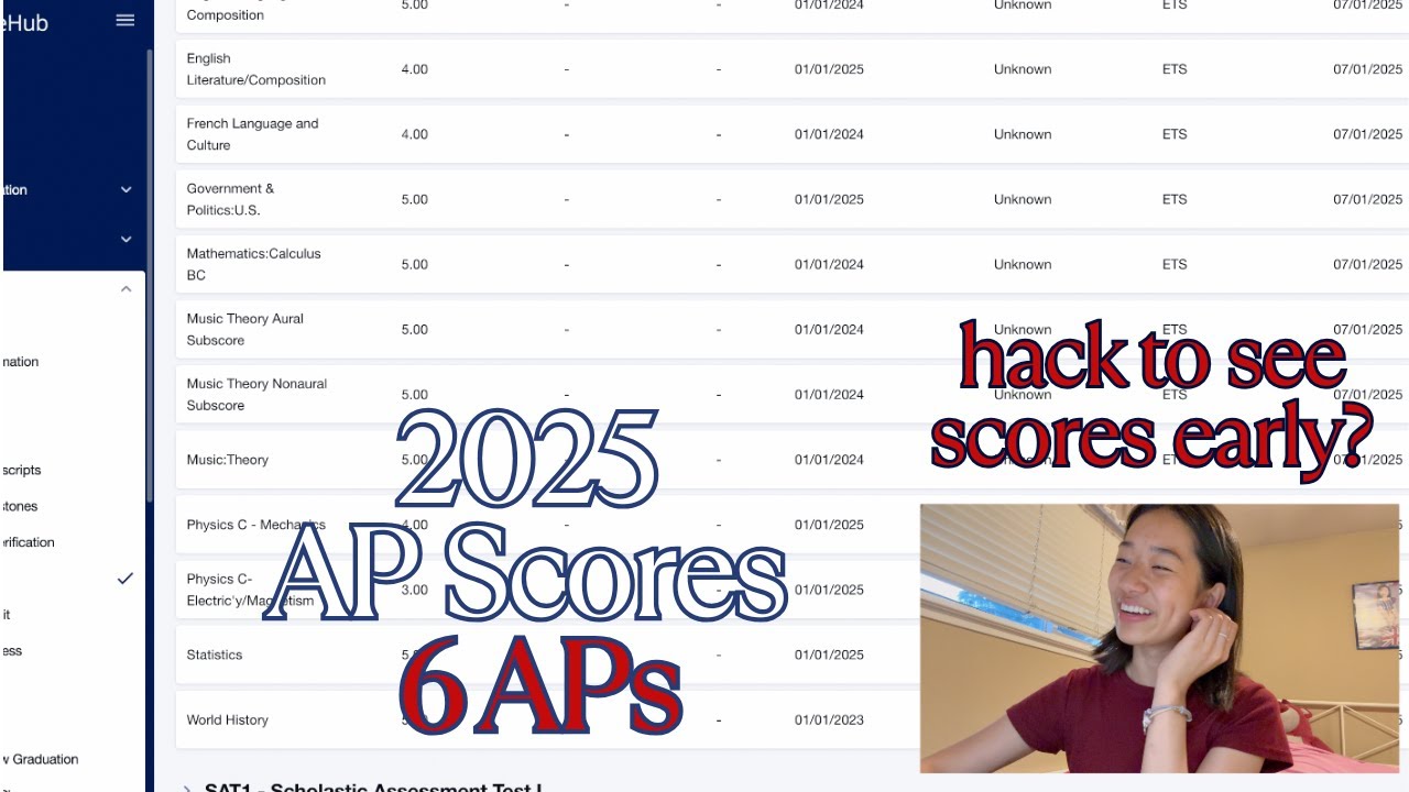 2025 AP Score Reaction! (Chill Senior 6 APs)