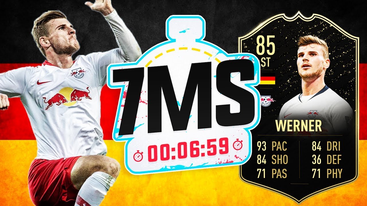 THE INCREDIBLE INFORM WERNER!! 7 MINUTE SQUAD BUILDER - FIFA 20 ULTIMATE TEAM