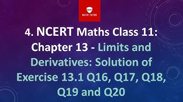 1st PUC maths limits & derivatives exercise 13.1 Q16-Q20|class 11 maths exercise 13.1 Q6-Q20 English