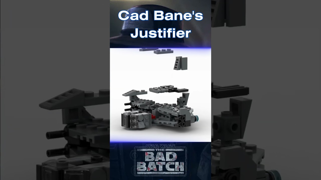 LEGO Star Wars Cad Bane’s Justifier Microbuild | Satisfying Building Animation 