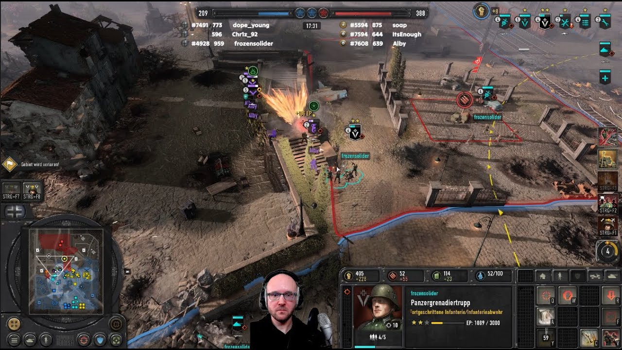 Company of Heroes 3 | 3v3 L'Aquila | Bahnstation und Stadt dominieren!