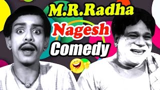 MR Radha & Nagesh Comedy Scenes | Naanum Oru Penn Tamil Movie | SS Rajendran | Vijayakumari