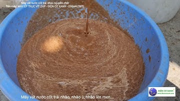 Máy vắt nước cốt nhào nguyên chất - Điện Cơ Xanh - 0984467870