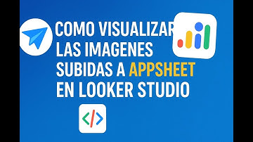 Cómo visualizar las imagenes subidas a AppSheet en Looker Studio!