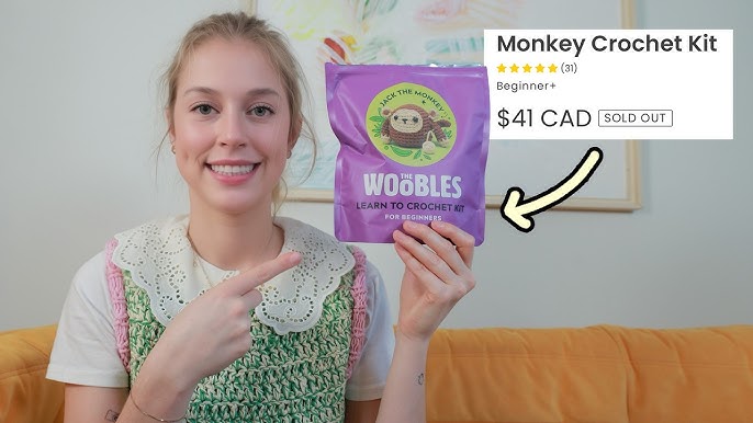 Unboxing  Review of The Woobles Learn to Crochet Kits 