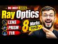 Ray Optics in One Shot | RE-NEET 2026 Physics Revision | 8 Marks Pakke 🔥#reneet2026 #ajsir