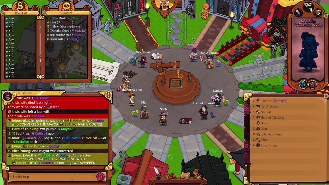 Town of Salem 2 - Feb 15th - Cursed Soul