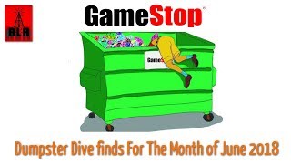 GameStop Dumpster Dive June 2018 - Finds for the month